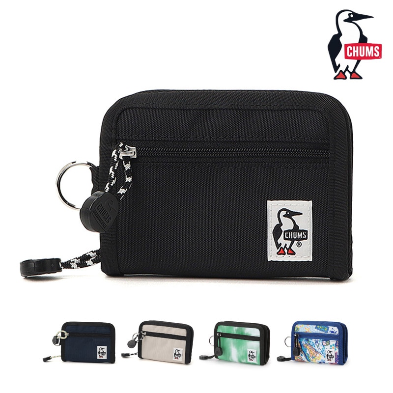チャムス CHUMS CH60-4065 リサイクル パス カード ウォレット RECYCLE PASS CARD WALLET メンズ レディース 男女兼用 キッズ 財布 二つ折り カードケース ミニ財布 アウトドア 通学 普段使い コンパクト 収納豊富 リング付き 26-27 秋冬 新作