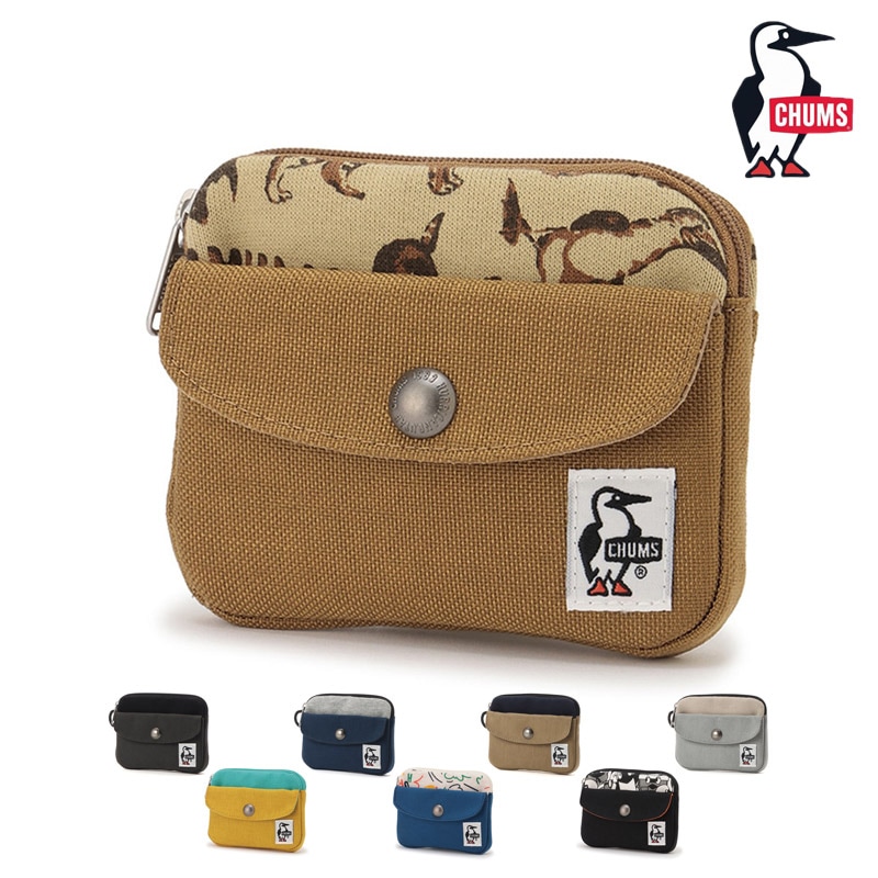 チャムス CHUMS CH60-3816 ポケット サイズ ウォレット スウェット ナイロン POCKET SIZE WALLET SWEAT NYLON メンズ レディース 男女兼用 キッズ 財布 ミニ財布 小銭入れ アウトドア キャンプ 普段使い スウェット 撥水 撥油 防汚 26-27 秋冬 新作