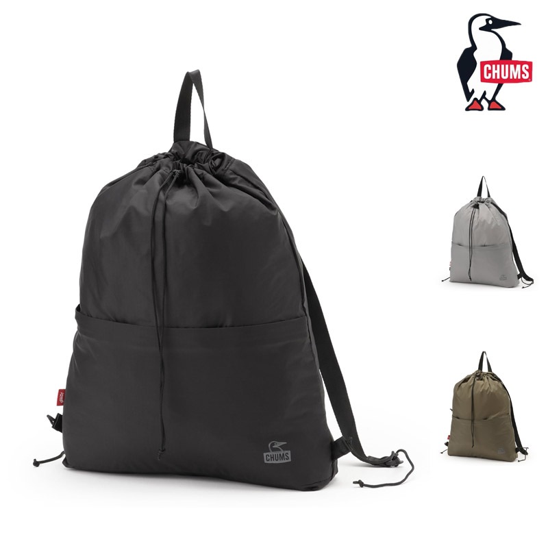 チャムス CHUMS CH60-4217 パッカブル ナップサック PACKABLE KNAPSACK メンズ レディース 男女兼用 リュック バッグ ナップサック デイパック ナイロンバッグ アウトドア スポーツ ジム 10L 軽量 折りたたみ コンパクト 収納 26-27 秋冬 新作
