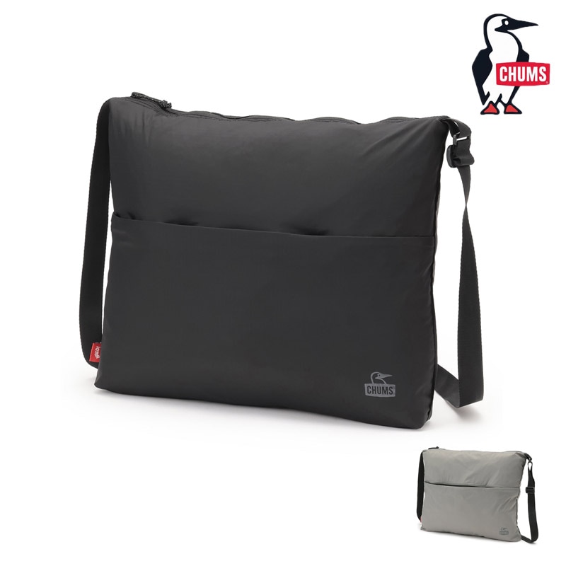 チャムス CHUMS CH60-4136 パッカブル ショルダー バッグ PACKABLE SHOULDER BAG メンズ レディース 男女兼用 ショルダーバッグ 肩掛け 斜め掛け アウトドア キャンプ 登山 旅行 フェス 5L 軽量 折りたたみ コンパクト 収納 A4 26-27 秋冬 新作