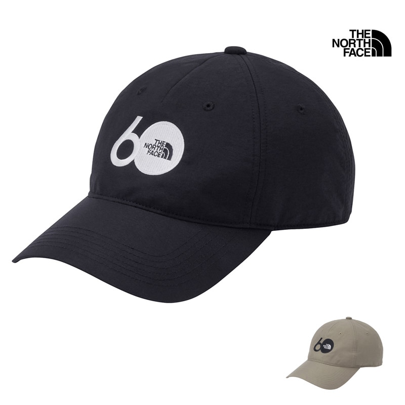 ザ・ノース・フェイス THE NORTH FACE NN42681 TNF 60th ロゴ キャップ TNF 60th LOGO CAP メンズ レディース 男女兼用 帽子 キャップ アウトドア キャンプ 登山 トレッキング 普段使い バックル ラウンド 軽量 コンパクト 26-27 秋冬 新作