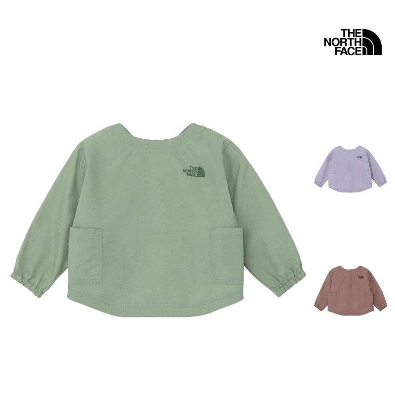 ザ・ノース・フェイス THE NORTH FACE NPB22501 ベビー フィールド スモック BABY FIELD SMOCK ベビー 赤ちゃん 男の子 女の子 乳幼児 スモック ウインドブレーカー 普段着 通園 外遊び 土遊び 撥水 防汚 セットアップ可能 26-27 秋冬 新作