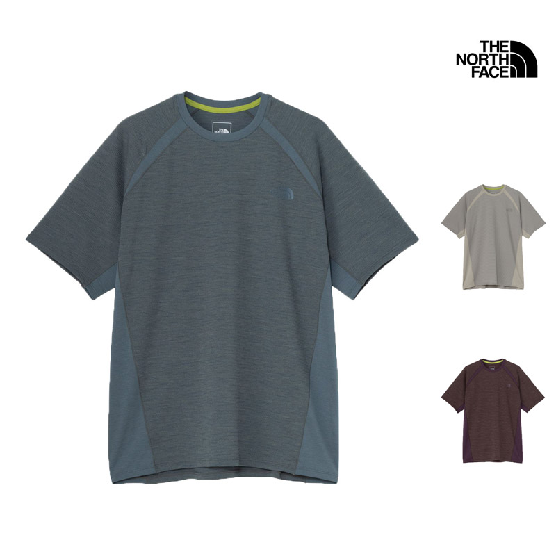 ザ・ノース・フェイス THE NORTH FACE NT62615 ショートスリーブ ドライウール シーニスト クルー S/S DW SCENIST CREW メンズ 男性 Tシャツ トップス 半袖 アウトドア 登山 ハイキング 速乾 ドライ 吸放湿機能 UVカット 26-27 秋冬 新作