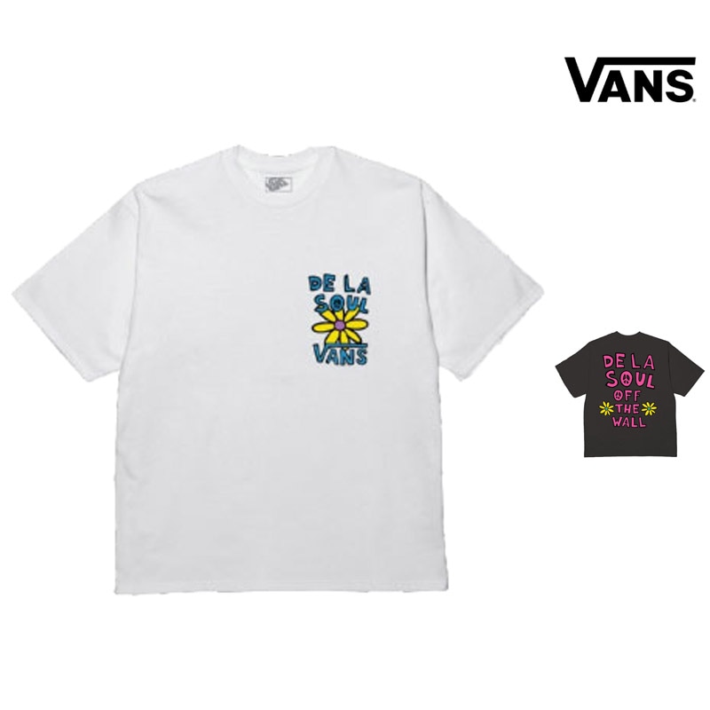 ヴァンズ VANS VN00134D デ ラ ソウル デイジー ショートスリーブ ティー DE LA SOUL D.A.I.S.Y SS TEE メンズ レディース 男性 女性 Tシャツ トップス 半袖 カットソー アウトドア キャンプ スポーツ 普段使い カジュアル 26-27 秋冬 新作
