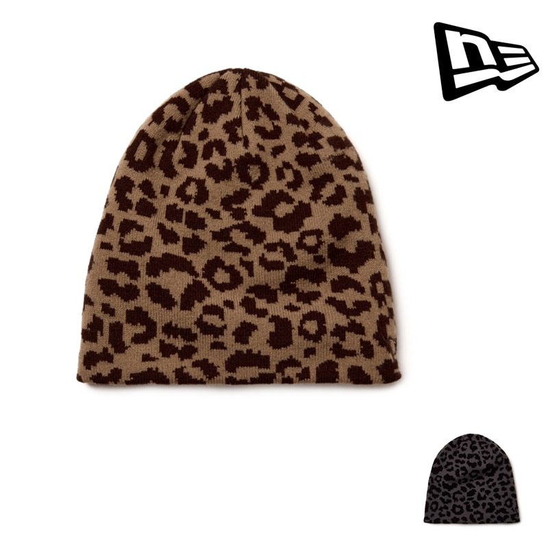 ニューエラ NEWERA 1511977 ベーシック ビーニー レオパード BASIC BEANIE LEOPARD メンズ レディース 男性 女性 帽子 ニット ビーニー アウトドア ストリート カジュアル シンプル おしゃれ かっこいい UV対策 紫外線対策 26-27 秋冬 新作