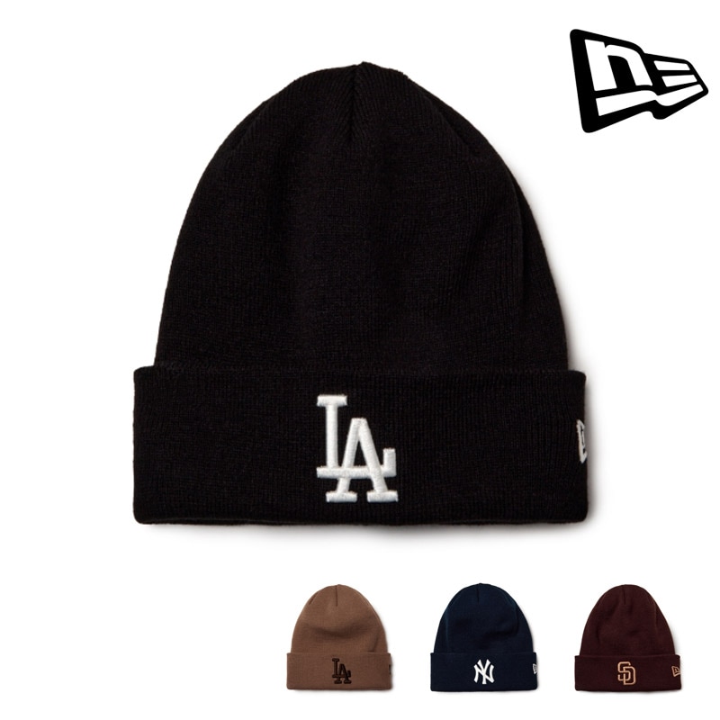 ニューエラ NEWERA 151197 151196 ベーシック カフ ニット MLB BASIC CUFF KNIT MLB メンズ レディース 男性 女性 帽子 ぼうし ニット ビーニー アウトドア ストリート カジュアル シンプル おしゃれ かっこいい 冬 寒さ対策 26-27 秋冬 新作
