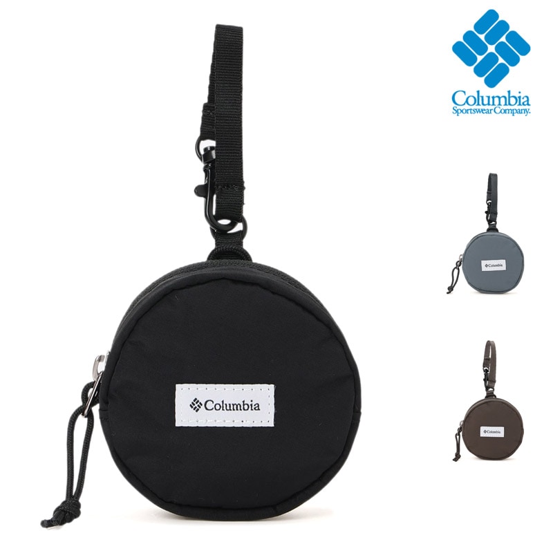 コロンビア COLUMBIA PU2447 バイサイド コイン ケース BYSIDE COIN CASE メンズ レディース 男女兼用 小銭入れ 小物入れ ポーチ 丸形ポーチ アウトドア キャンプ 通勤 通学 コンパクト 撥水 吊り下げ ストラップ 26-27 秋冬 新作