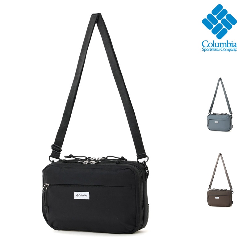 コロンビア COLUMBIA PU7275 バイサイド ショルダー ウォレット BYSIDE SHOULDER WALLET メンズ レディース 男女兼用 ショルダーバッグ ショルダーウォレット お財布ショルダー 旅行 フェス 3L コンパクト シンプル 軽量 撥水 26-27 秋冬 新作