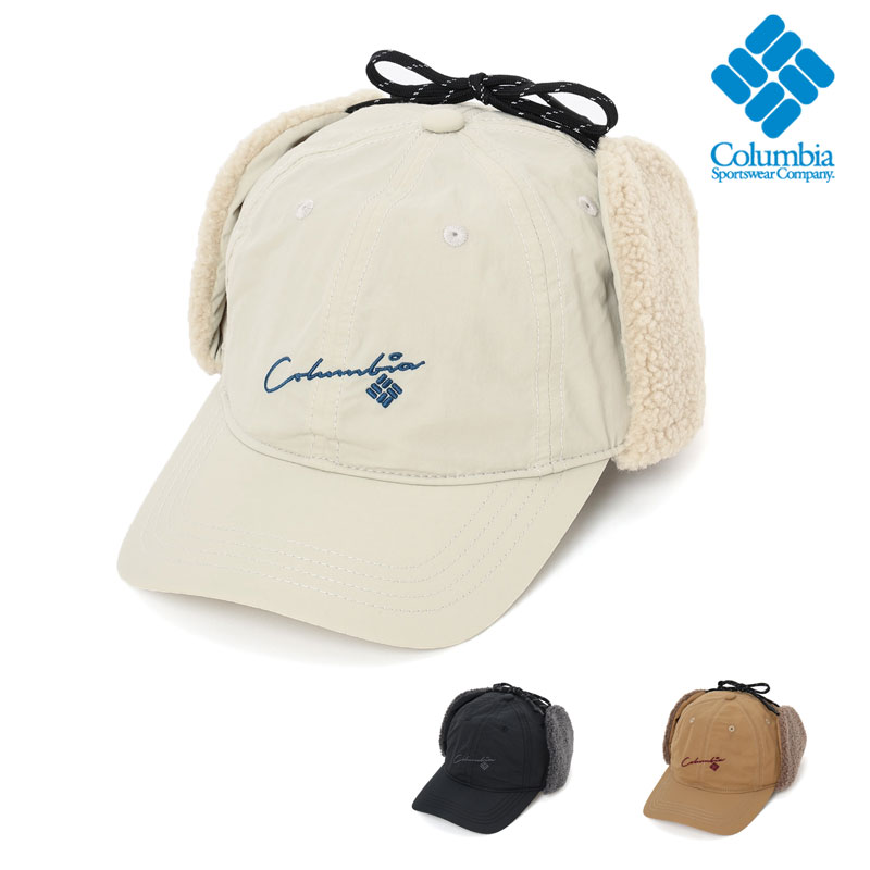 コロンビア COLUMBIA PU5737 ケンドリック パーク ファー フラップ キャップ KENDRICK PARK FUR FLAP CAP メンズ レディース 男女兼用 キャップ フライトキャップ パイロットキャップ アウトドア キャンプ レジャー 防寒 コーデュロイ ボア UVカット 撥水 26-27 秋冬 新作