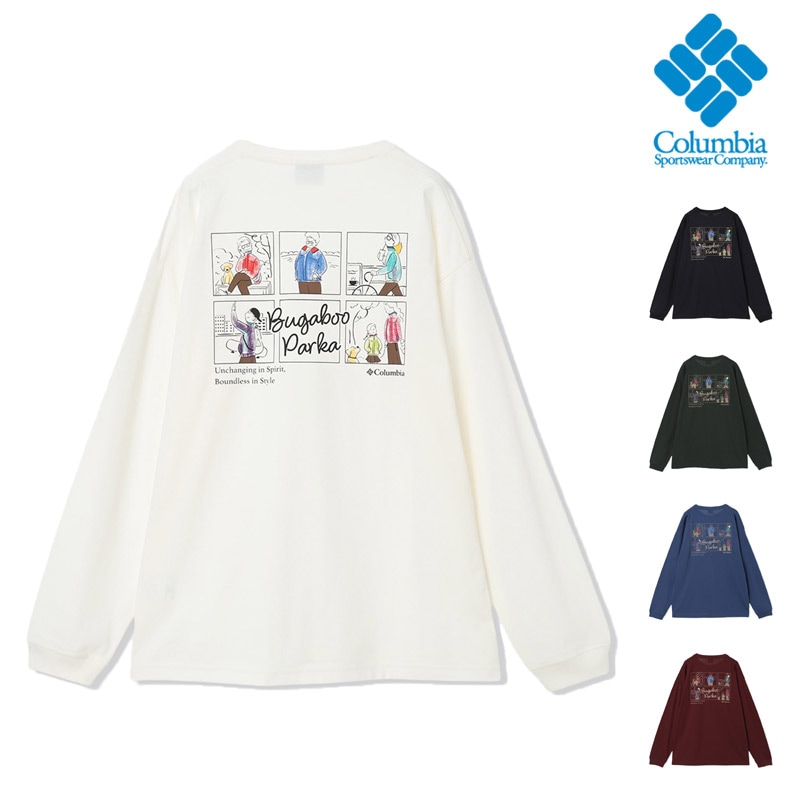 コロンビア COLUMBIA PG2062 ロスト ブルック ロングスリーブ Tシャツ LOST BROOK L/S TEE メンズ 男性 Tシャツ トップス 長袖 ロンT アウトドア キャンプ タウンユース ストリート 吸汗速乾 UVカット オーバーサイズ 26-27 秋冬 新作