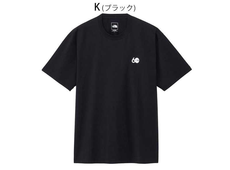 �����Ρ������ե����� THE NORTH FACE NT82641 ���硼�ȥ��꡼�� 60th ����ץ� ���� �ƥ��� S/S 60th SIMPLE LOGO TEE ��� ���� T����� �ȥåץ� Ⱦµ �����ȥɥ� ������ �л� ���ݡ��� ���� �۴� ®�� 26-27 ���� ����