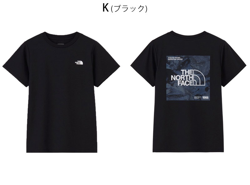 �����Ρ������ե����� THE NORTH FACE NTW82670 ���硼�ȥ��꡼�� ES �������� ���� �ƥ��� S/S ES SQUARE LOGO TEE ��ǥ����� ���� T����� �ȥåץ� Ⱦµ �����ȥɥ� ���ݡ��� ���˥� ���� �ɽ� �۴� ®�� UV���å� 26-27 ���� ����