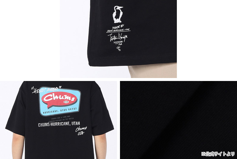 ����ॹ CHUMS CH01-2792 ������ �Х롼�� ����ॹ T����� ������ BALLOON CHUMS T-SHIRT ��� ���� T����� Ⱦµ �ȥåץ� ���åȥ��� �����ȥɥ� ������ ι�� �ե��� �� ���åȥ� 100�� �����С������� �����奢�� 26ss �ղ� ����