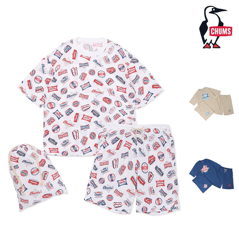 ����ॹ CHUMS CH01-2551 ����ॹ �ۡ��� ����å��� ������ ���å� CHUMS HOME CHILLAX WEAR SET ��� ���� �롼�०���� ���ޥ��륦���� ������ �ѥ���� �岼���å� Ⱦµ ���硼�ȥѥ�� ι�� ���� ®�� �ۼ� �������� 26ss �ղ� ����