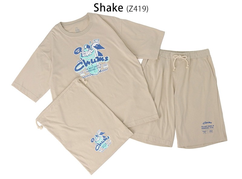 ����ॹ CHUMS CH01-2551 ����ॹ �ۡ��� ����å��� ������ ���å� CHUMS HOME CHILLAX WEAR SET ��� ���� �롼�०���� ���ޥ��륦���� ������ �ѥ���� �岼���å� Ⱦµ ���硼�ȥѥ�� ι�� ���� ®�� �ۼ� �������� 26ss �ղ� ����