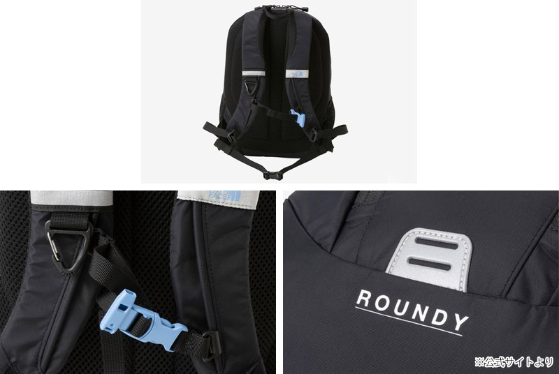 �����Ρ������ե����� THE NORTH FACE NMJ72358 ���å� �饦��ǥ� KIDS ROUNDY ���å� �Ҷ� �ˤλ� ���λ� ���å� �Хå��ѥå� �ǥ��ѥå� �����ȥɥ� ������ �̱� �̳� ���ʻȤ� 22L ¿��Ǽ ���֥�åȥ��꡼�� A4������ 26-27 ���� ����