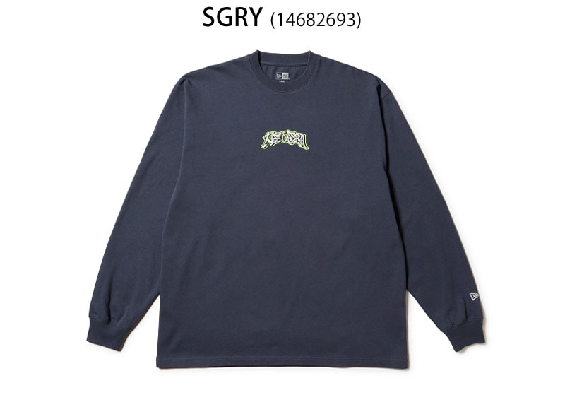 25-26 ���� ���� �˥塼���� NEW ERA ���󥰥��꡼�� �����С������� ���åȥ� �ƥ��� ���������å� ���� L/S OVERSIZED COTTON TEE SLOWUP LOGO ����T �ȥåץ� 1468269 ��� ��ǥ�����