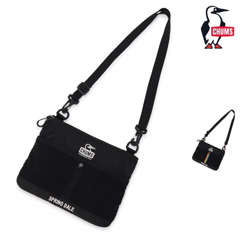 ����ॹ CHUMS CH60-4103 ���ץ�� �ǡ��� �����å��� SPRING DALE SACOCHE ��� ��ǥ����� �˽����� ���������Хå� �����å��� �ߥ˥������� �ݡ��� �����ȥɥ� ������ �л� 1L 2way ������ ����ѥ��� ����  26ss �ղ� ����