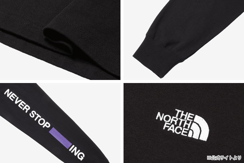������ �����Ρ������ե����� THE NORTH FACE ���󥰥��꡼�� �ͥС� ���ȥå� �������̥��� �ƥ��� L/S NEVER STOP ING TEE T����� �ȥåץ� NT32405 ���