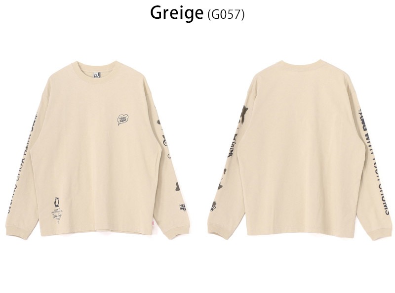 ����ॹ CHUMS CH01-2790 ������ ���󥰥��꡼�� T����� ������ L/S T-SHIRT ��� ���� T����� �ȥåץ� Ĺµ ����T ���åȥ��� �����ȥɥ� ������ �л� �ȥ�å��� ι�� �ե��� �����С������� �����奢�� µ�ץ��� 26ss �ղ� ����