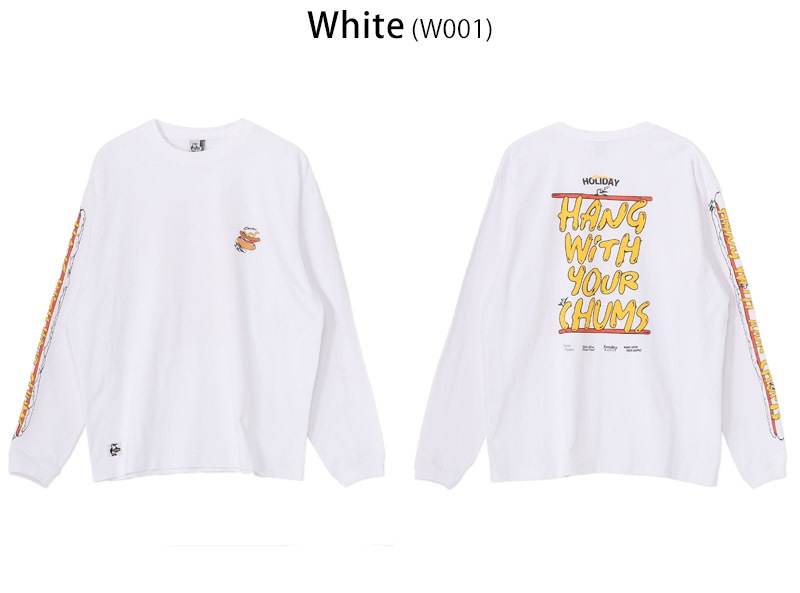 ����ॹ CHUMS CH01-2731 HWYC �ۥå� �ɥå� ���󥰥��꡼�� T����� HWYC HOT DOG L/S T-SHIRT ��� ���� T����� �ȥåץ� Ĺµ ����T ���åȥ��� �����ȥɥ� ������ ι�� �����С������� �Хå��ץ��� �� ���åȥ� 26ss �ղ� ����