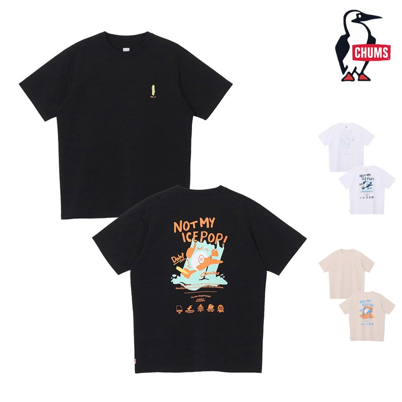 ����ॹ CHUMS CH01-2762 �ɥ饤 �Υå� �ޥ� ������ �ݥå� T����� DRY NOT MY ICE POP T-SHIRT ��� ���� T����� Ⱦµ �ȥåץ� ���åȥ��� �����ȥɥ� ������ ι�� �ե��� �̳� �����奢�� �ɽ� ®�� ��Ǯ ��V���å� 26ss �ղ� ����