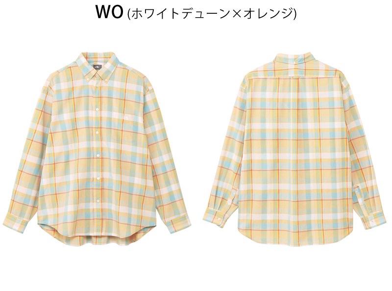 ������ SALE �����Ρ������ե����� THE NORTH FACE ���󥰥��꡼�� �ޥɥ饹 ����� L/S MADRAS SHIRT ����� �ȥåץ� NR12431 ���