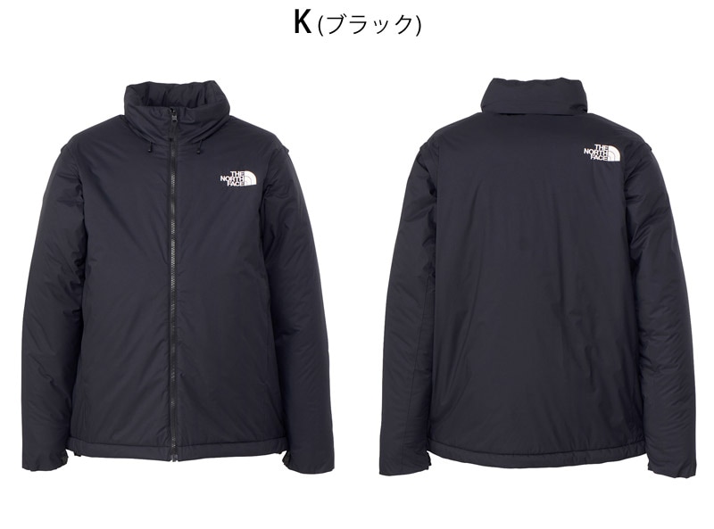 2025年最新モデル THE NORTH FACE NY82503 ブラック L 25-26 秋冬 新作 ザ・ノース・フェイス THE NORTH FACE ジップイン