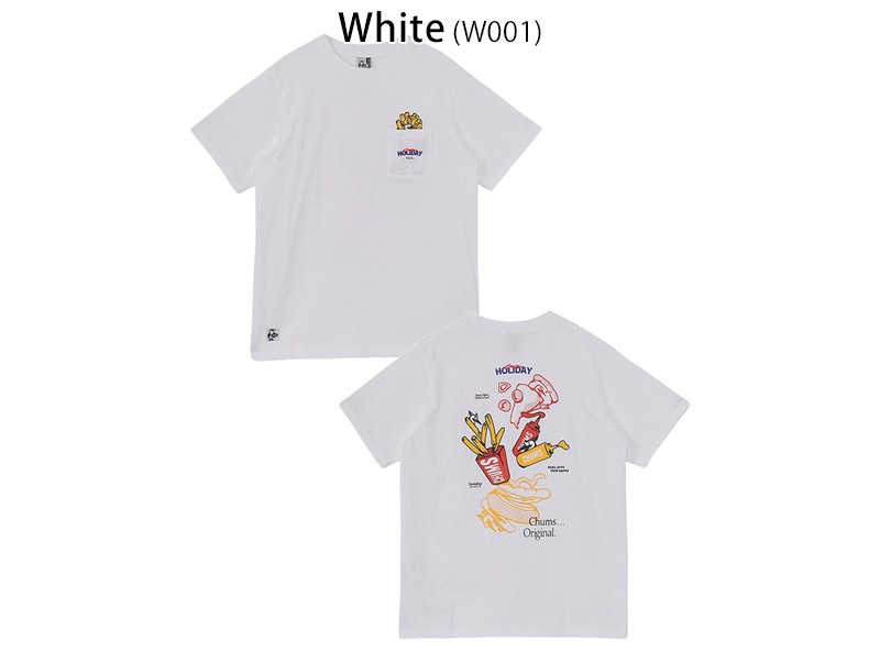 ����ॹ CHUMS CH01-2715 ����� �Х� �ե����� �ա��� �ݥ��å� T����� ANTI-BUG FAST FOOD POCKET T-SHIRT ��� ���� T����� Ⱦµ �ȥåץ� ���åȥ��� �����ȥɥ� ������ �ե��� �����奢�� ��褱 ���� �� ���åȥ� 26ss �ղ� ����