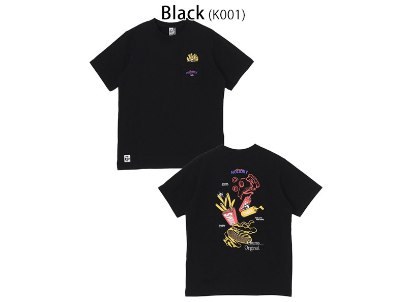 ����ॹ CHUMS CH01-2715 ����� �Х� �ե����� �ա��� �ݥ��å� T����� ANTI-BUG FAST FOOD POCKET T-SHIRT ��� ���� T����� Ⱦµ �ȥåץ� ���åȥ��� �����ȥɥ� ������ �ե��� �����奢�� ��褱 ���� �� ���åȥ� 26ss �ղ� ����