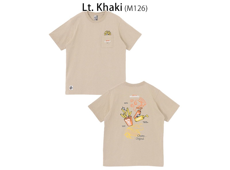 ����ॹ CHUMS CH01-2715 ����� �Х� �ե����� �ա��� �ݥ��å� T����� ANTI-BUG FAST FOOD POCKET T-SHIRT ��� ���� T����� Ⱦµ �ȥåץ� ���åȥ��� �����ȥɥ� ������ �ե��� �����奢�� ��褱 ���� �� ���åȥ� 26ss �ղ� ����