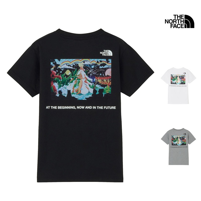 �����Ρ������ե����� THE NORTH FACE NTJ82660 ���å� ���硼�ȥ��꡼�� 60th ����ե��å� ���� �ƥ��� KIDS S/S 60th GRAPHIC LOGO TEE ���å� ����˥� �Ҥɤ� T����� Ⱦµ �����ȥɥ� ������ �̳� �۴� ®�� UV���å� 26-27 ���� ����
