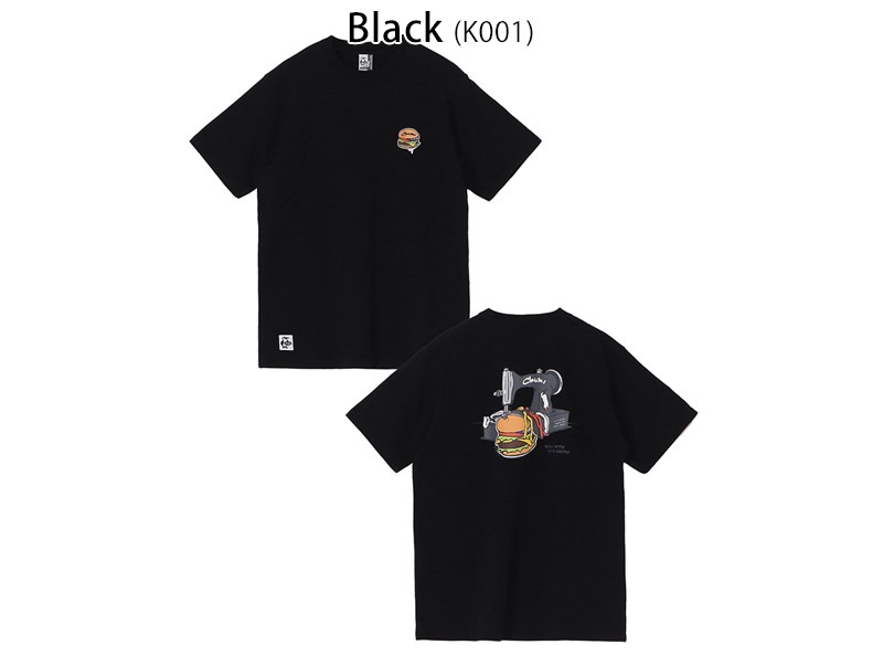 ����ॹ CHUMS CH01-2740 �ϥ�ɥᥤ�� �ϥ�С����� T����� HANDMADE HAMBURGER T-SHIRT ��� ���� T����� Ⱦµ �ȥåץ� ���åȥ��� �����ȥɥ� ������ �ե��� �̳� �� ���åȥ� 100�� �����奢�� �Хå��ץ��� �ɽ� 26ss �ղ� ����