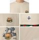 ����ॹ CHUMS CH01-2740 �ϥ�ɥᥤ�� �ϥ�С����� T����� HANDMADE HAMBURGER T-SHIRT ��� ���� T����� Ⱦµ �ȥåץ� ���åȥ��� �����ȥɥ� ������ �ե��� �̳� �� ���åȥ� 100�� �����奢�� �Хå��ץ��� �ɽ� 26ss �ղ� ����