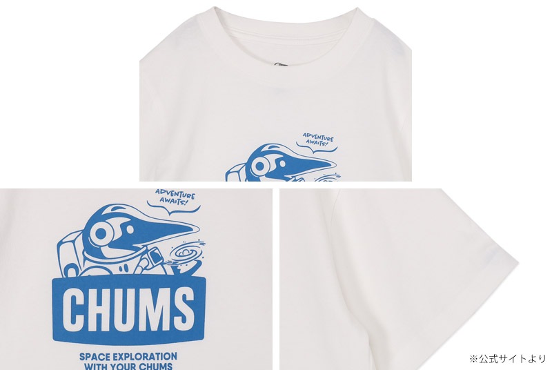������ SALE ����ॹ CHUMS ���å� ���ڡ��� �֡��ӡ� T����� KIDS SPACE BOOBY T-SHIRT T����� �ȥåץ� CH21-1356 ���å�