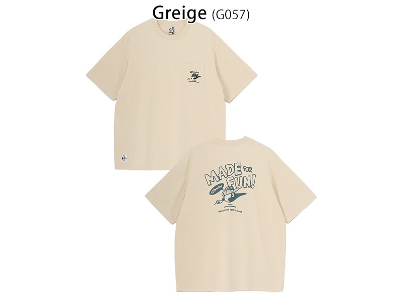 ����ॹ CHUMS CH01-2746 �ᥤ�� �ե��� �ե���! �ݥ��å� T����� MADE FOR FUN! POCKET T-SHIRT ��� ���� T����� Ⱦµ �ȥåץ� ���åȥ��� ������ �ե��� �̳� �� ���åȥ� 100�� �����С������� ���ȥ꡼�� �ɽ� 26ss �ղ� ����