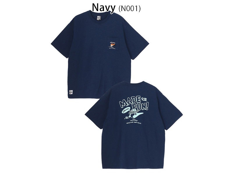 ����ॹ CHUMS CH01-2746 �ᥤ�� �ե��� �ե���! �ݥ��å� T����� MADE FOR FUN! POCKET T-SHIRT ��� ���� T����� Ⱦµ �ȥåץ� ���åȥ��� ������ �ե��� �̳� �� ���åȥ� 100�� �����С������� ���ȥ꡼�� �ɽ� 26ss �ղ� ����