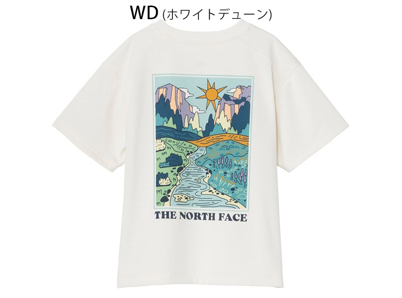 �����Ρ������ե����� THE NORTH FACE NTJ82602 ���å� ���硼�ȥ��꡼�� �ޥ���ƥ� ����ե��å� �ƥ��� KIDS S/S MT GRAPHIC TEE ���å� ����˥� �Ҥɤ� T����� Ⱦµ �����ȥɥ� �л� ���ݡ��� ������ �̳� ®�� UV���å� 26-27 ���� ����