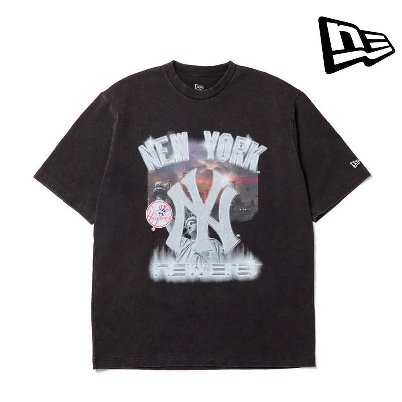 �˥塼���� NEWERA 15129306 ���硼�ȥ��꡼�� �����å��� ���åȥ� �ƥ��� �˥塼�衼����󥭡��� �ե쥤�� S/S WASHED COTTON TEE NEYYAN FLAMEG ��� ��ǥ����� T����� Ⱦµ �ȥåץ� MLB ���ä����� ������� 26-27 ���� ����