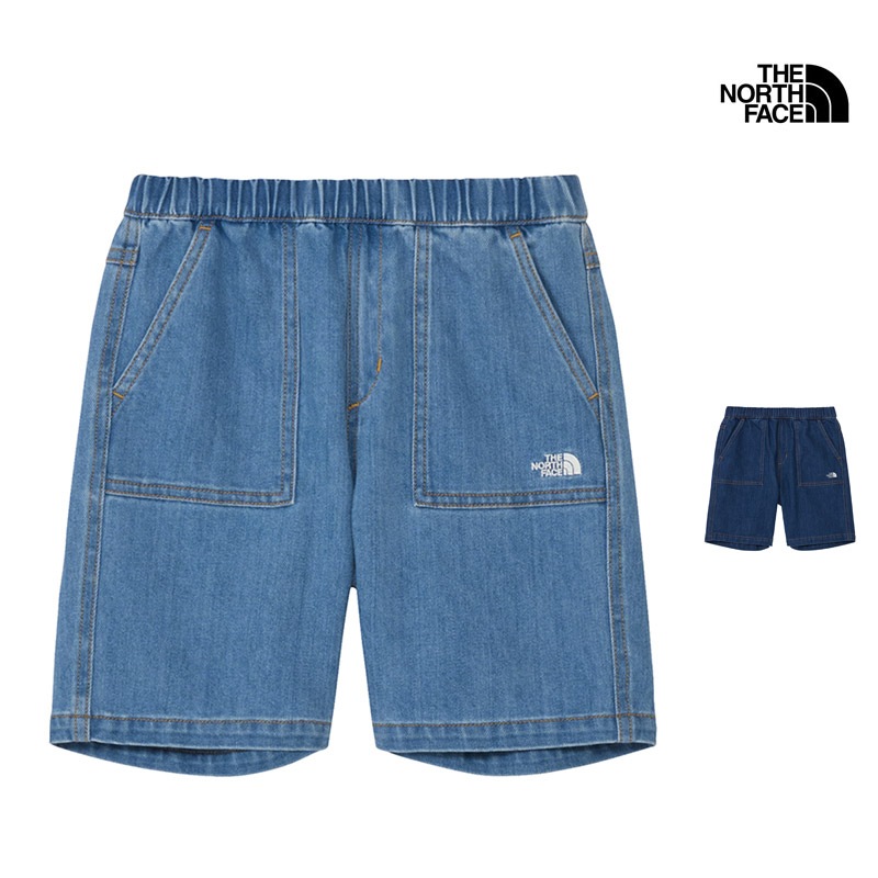�����Ρ������ե����� THE NORTH FACE NBT82631 ���å� �ȥɥ顼 ���ˡ� �ǥ˥� ���硼�� KIDS TODDLER SUNNY DENIM SHORT ���å� �ȥɥ顼 �Ļ� ���硼�ȥѥ�� û�ѥ� �����ȥɥ� ������ ���� �̱� �ǥ˥� �ۼ� ���ȥ�å� 26-27 ���� ����