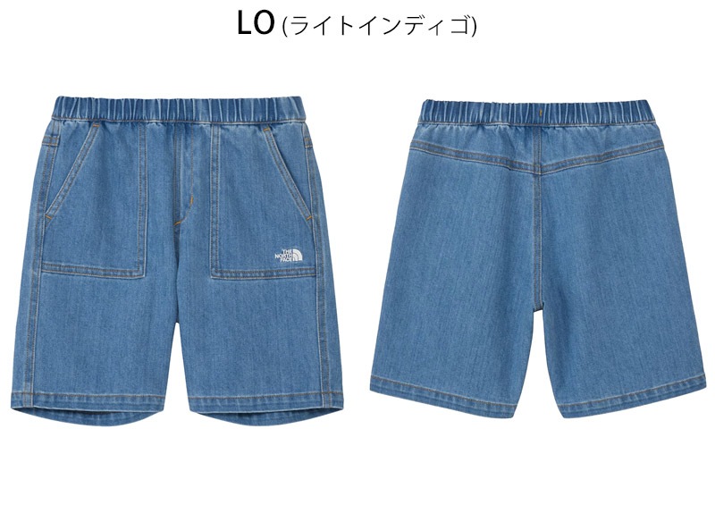 �����Ρ������ե����� THE NORTH FACE NBT82631 ���å� �ȥɥ顼 ���ˡ� �ǥ˥� ���硼�� KIDS TODDLER SUNNY DENIM SHORT ���å� �ȥɥ顼 �Ļ� ���硼�ȥѥ�� û�ѥ� �����ȥɥ� ������ ���� �̱� �ǥ˥� �ۼ� ���ȥ�å� 26-27 ���� ����