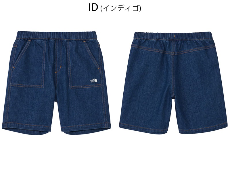 �����Ρ������ե����� THE NORTH FACE NBT82631 ���å� �ȥɥ顼 ���ˡ� �ǥ˥� ���硼�� KIDS TODDLER SUNNY DENIM SHORT ���å� �ȥɥ顼 �Ļ� ���硼�ȥѥ�� û�ѥ� �����ȥɥ� ������ ���� �̱� �ǥ˥� �ۼ� ���ȥ�å� 26-27 ���� ����