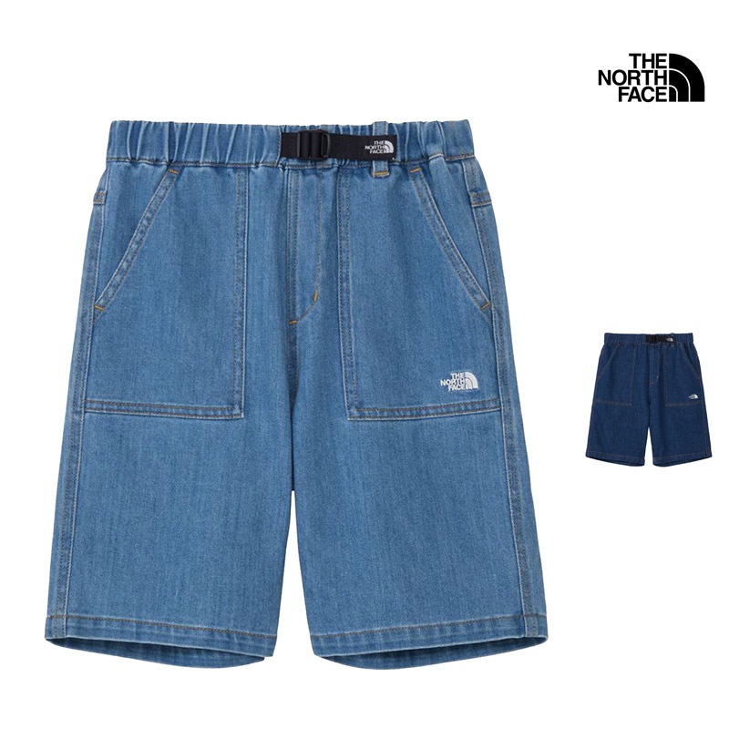 �����Ρ������ե����� THE NORTH FACE NBJ82631 ���å� ���ˡ� �ǥ˥� ���硼�� KIDS SUNNY DENIM SHORT ���å� ����˥� �Ҥɤ� ���硼�ȥѥ�� û�ѥ� �����ȥɥ� ������ ������ ���� �̳� �ǥ˥� �ۼ� ���ȥ�å� 26-27 ���� ����