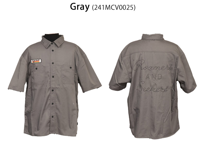  SALE ݡ顼 POLER ݡ顼 硼ȥ꡼ å   POLER S/S RELAX WORK SHIRT  ȥåץ 241MCV0024 241MCV0025 241MCV0026 