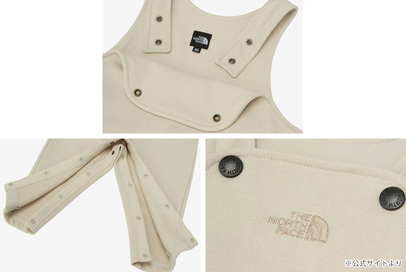 �����Ρ������ե����� THE NORTH FACE NBB32560 �٥ӡ� �������å� ���� �����С������� BABY SWEAT LOGO OVERALL �٥ӡ� �֤���� �ˤλ� ���λ� ���Ļ� �����С������� �ѥ�� �̱� �������˥å����åȥ� ���åȥ��åײ�ǽ 26ss �ղ� ����