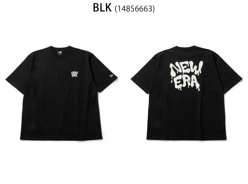 �˥塼���� NEWERA 1485666 ���硼�ȥ��꡼�� �����С������� �ƥ��� �������륢���� �ɥ�å�  S/S OS COTTON TEE WALL ART DRIP ��� ��ǥ����� ���� ���� T����� Ⱦµ �ȥåץ� �� ���åȥ� ������� ���������� 26ss �ղ� ����