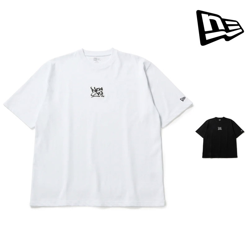 �˥塼���� NEWERA 1485666 ���硼�ȥ��꡼�� �����С������� ���åȥ�ƥ��� �������륢���� ������ץ� S/S OS COTTON TEE WALL ART SCRIPT ��� ��ǥ����� T����� Ⱦµ �ȥåץ� �� ���åȥ� �ɽ� ������� ���������� 26ss �ղ� ����