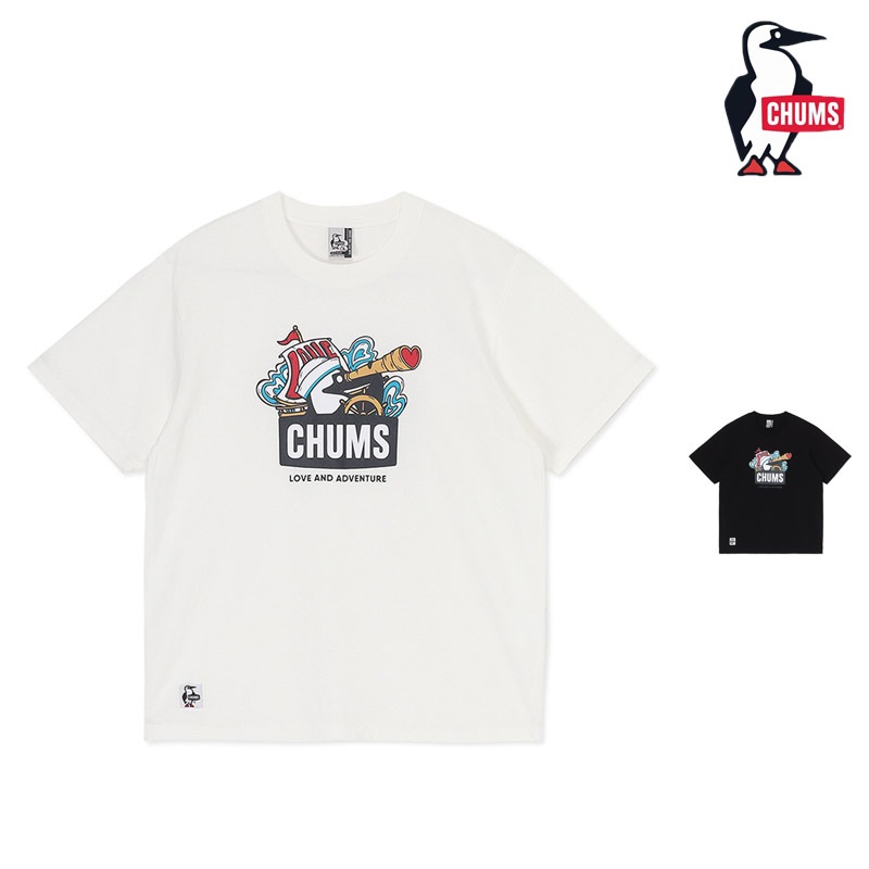������ SALE ����ॹ CHUMS ��� & ���ɥ٥���㡼 �֡��ӡ� T����� LOVE & ADVENTURE BOOBY T-SHIRT T����� �ȥåץ� CH01-2516 ���
