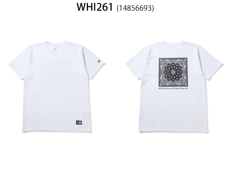 �˥塼���� NEWERA 1485669 ���硼�ȥ��꡼�� ���åȥ� �ƥ��� �ڥ����꡼  S/S COTTON TEE PAISLEY ��� ��ǥ����� ���� ���� T����� Ⱦµ �ȥåץ� �Хå��ץ��� ���ä����� ������� ������桼�� ���������� 26ss �ղ� ����