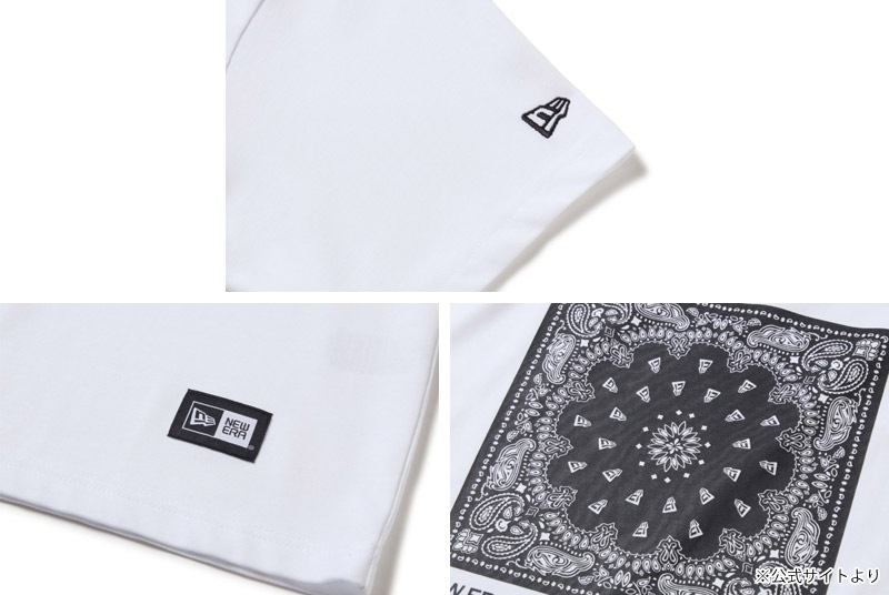 �˥塼���� NEWERA 1485669 ���硼�ȥ��꡼�� ���åȥ� �ƥ��� �ڥ����꡼  S/S COTTON TEE PAISLEY ��� ��ǥ����� ���� ���� T����� Ⱦµ �ȥåץ� �Хå��ץ��� ���ä����� ������� ������桼�� ���������� 26ss �ղ� ����